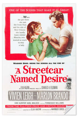 Naklejka na ścianę A Streetcar Named Desire