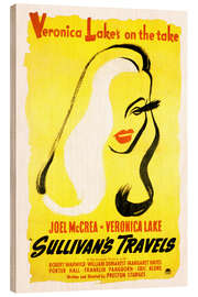 Trebilde Sullivans Travels, Veronica Lake, (poster art) 1941