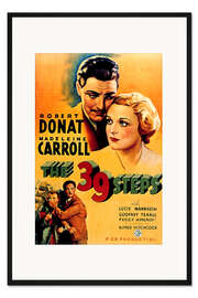 Gerahmter Kunstdruck Die 39 Stufen (englisch)