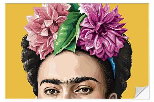 Wall sticker Frida Kahlo Eyes