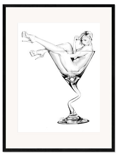 Gerahmter Kunstdruck Martini Sunrise