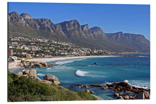 Aluminium print Camps Bay, Cape Town, South Africa