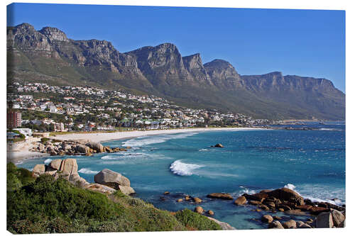 Canvas print Camps Bay, Cape Town, South Africa