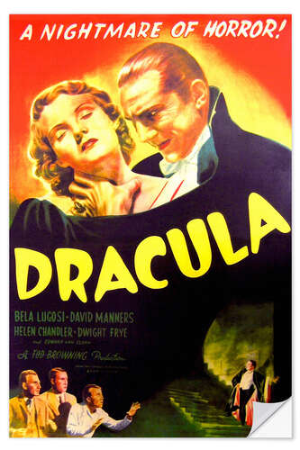 Naklejka na ścianę Dracula, Bela Lugosi