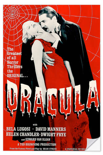 Selvklebende plakat DRACULA