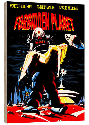 Holzbild Forbidden Planet II