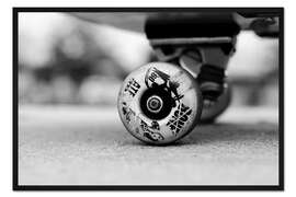 Gerahmter Kunstdruck Freiheit auf Rollen I