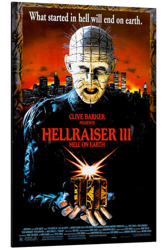 Aluminium print Hellraiser III: Hell on Earth