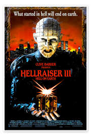Poster Hellraiser 3 (anglais)