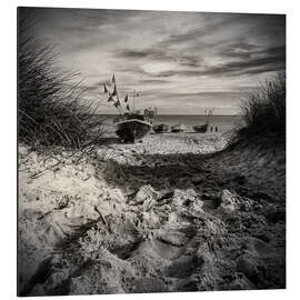 Magnettafel Fischerboote auf Rügen