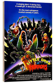 Cuadro de madera Little Shop of Horrors