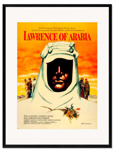 Framed art print Lawrence of Arabia