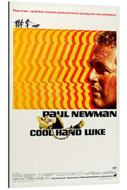 Quadro em alumínio Paul Newman - O presidiário (inglês)