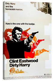 Stampa su tela  Dirty Harry (Ispettore Callaghan: il caso Scorpio è tuo!) I
