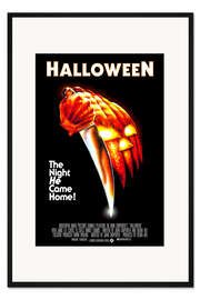 Gerahmter Kunstdruck Halloween - Die Nacht des Grauens (englisch)