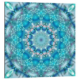 Magnettafel Mandala Glück