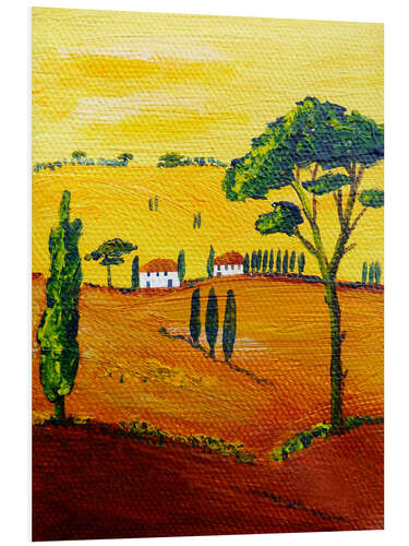 PVC print Tuscany landscape 1