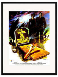 Gerahmter Kunstdruck Die Nacht der lebenden Toten (spanisch)