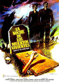 Magnettafel Die Nacht der lebenden Toten (spanisch)