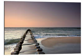 Magnettafel Sonnenuntergang an der Ostsee