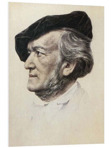 Hartschaumbild Richard Wagner