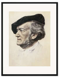 Gerahmter Kunstdruck Richard Wagner