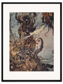 Gerahmter Kunstdruck Andersen: Kleine Meerjungfrau