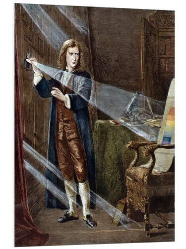 Foam board print Sir Isaac Newton