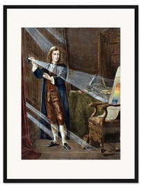 Gerahmter Kunstdruck Sir Isaac Newton