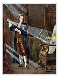 Wall print Sir Isaac Newton