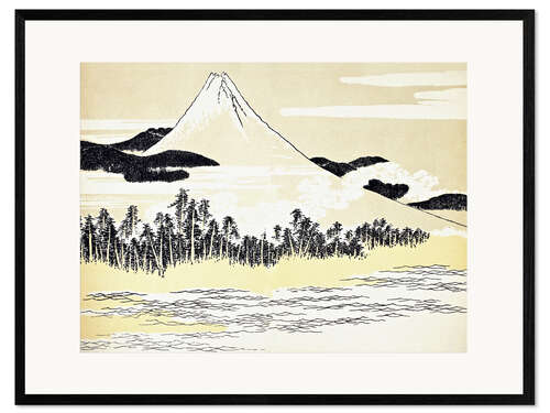 Plakat artystyczny premium w ramie Japan Mount Fuji