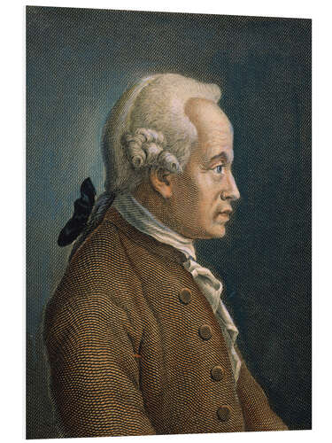 Foam board print Immanuel Kant