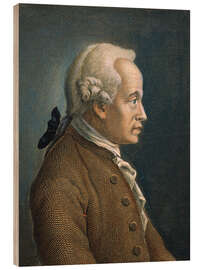 Holzbild Immanuel Kant