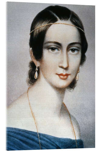Acrylic print Clara Schumann