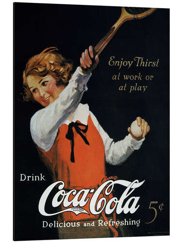 Aluminiumtavla Coca Cola