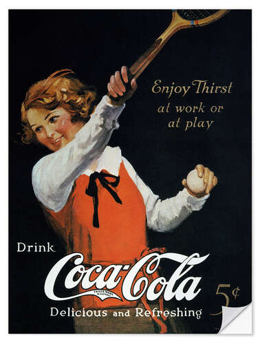 Naklejka na ścianę Coca Cola