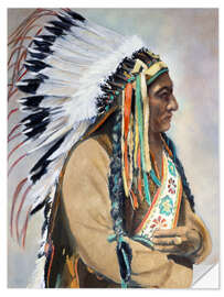 Wandsticker Sitting Bull