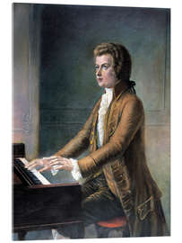 Acrylic print Wolfgang Amadeus Mozart