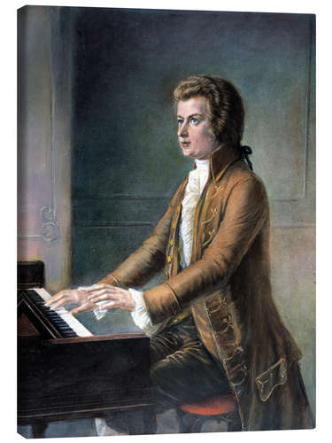 Canvas print Wolfgang Amadeus Mozart