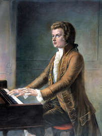 Magnettafel Wolfgang Amadeus Mozart