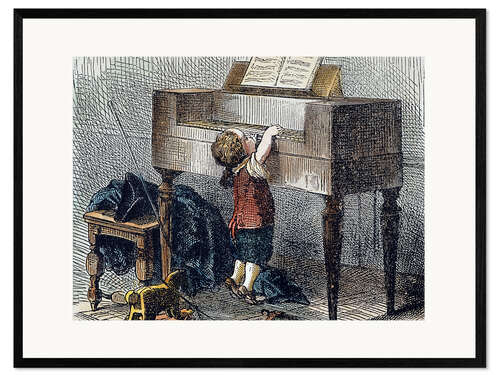 Framed art print Wolfgang Amadeus Mozart