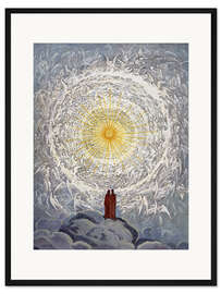 Framed art print Dante and Beatrice in Heaven - Gustave Doré