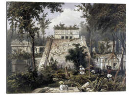 Aluminium print Mexico: Tulum, 1844.