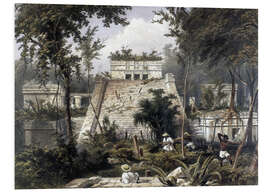 Foam board print Mexico: Tulum, 1844.