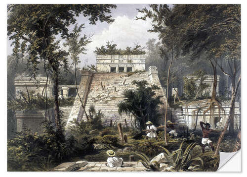 Selvklebende plakat Mexico: Tulum, 1844.