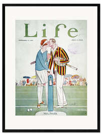 Framed art print Tennis Court Romance