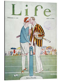 Magnettafel Romantischer Tennisplatz