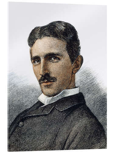 Acrylglasbild Nikola Tesla