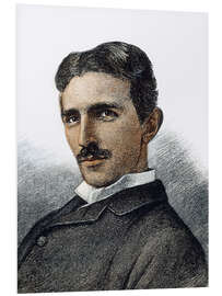 Hartschaumbild Nikola Tesla