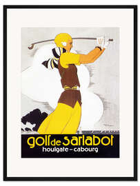 Gerahmter Kunstdruck Golf de Sarlabot